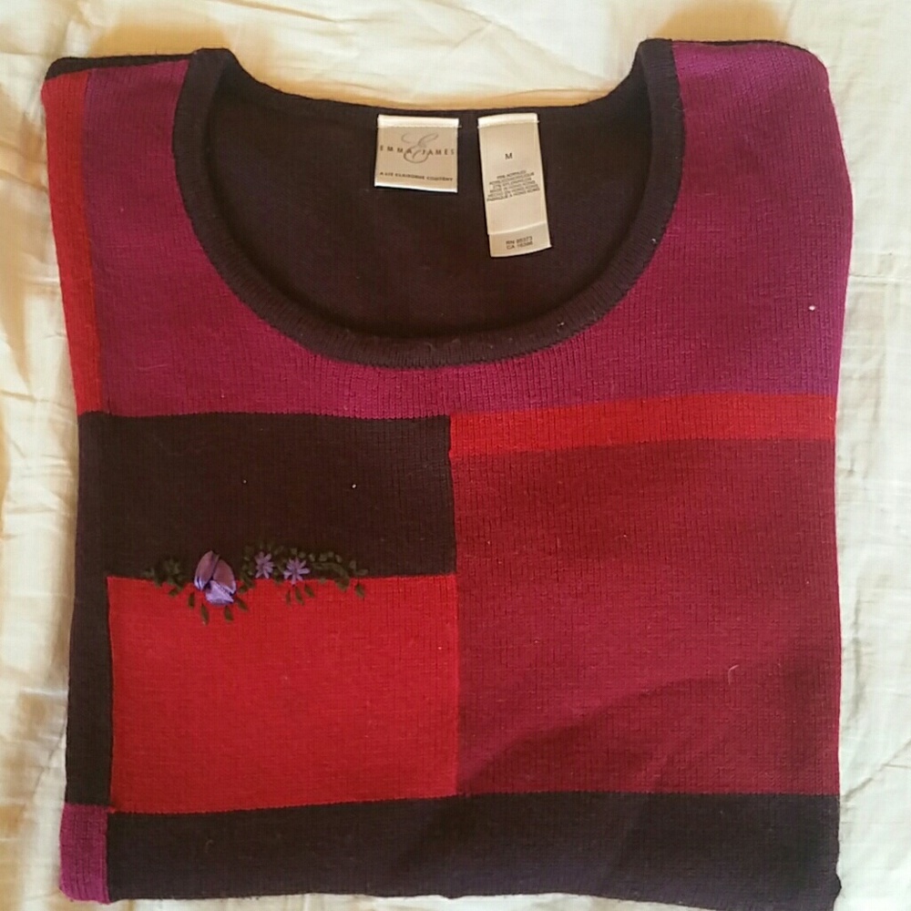Embroidered sweater [1]